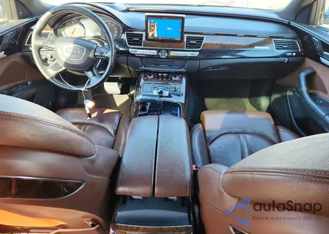 2015 Audi A8 L Quattro z USA, uszkodzony, nr VIN WAU3GAFD6FN039919